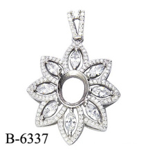 Modeschmuck 925 Sterling Silber Anhänger Ohne Mittelstein